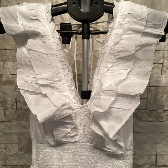 Caroline Constas V-Neck Ruffle Maxi Dress (NWT) - Picture 5 of 11